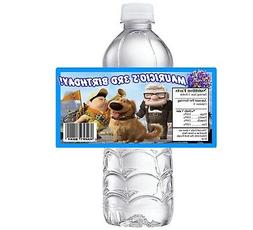 DISNEY PIXAR UP PERSONALIZED BIRTHDAY PARTY FAVORS WATER BOT