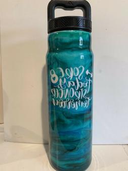 Double insulated Stainless Steel glittered tumbler Water Bot