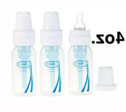 Dr. Brown's Natural Flow Bottles,  4 oz. - 3 pack BPA free, 