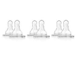 Dr. Brown's Original Nipple Level 3 6m+ 6-Pack Bottle Nipple