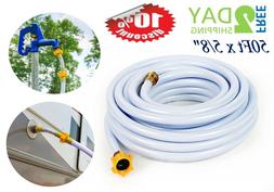 Drinking Water Hose 50ft x 5/8" Heavy Duty Lightweight Drink