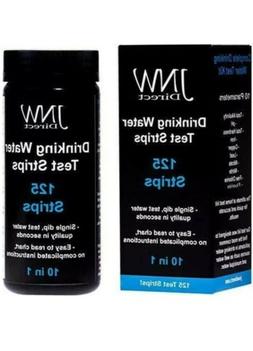 JNW Direct Drinking Water Test Strips 10 in 1, 125 Strips Ne