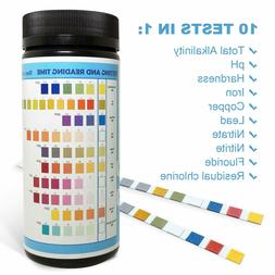 Drinking Water Test Strips Kit 10 in 1 for Tap Well Water Qu