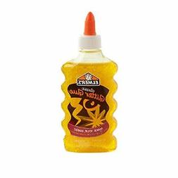 Elmer's Washable Classic Glitter Glue, 6 oz. Bottle, Yellow 