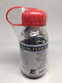 Emergency Supply Survivalist kit in a Waterproof Bottle 18+ 