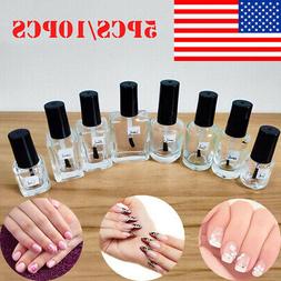 W/ Brush Refillable Bottle Manicure Nail Art P