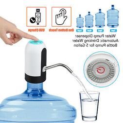 USB Water Bottle Pump Dispenser Automatic 5 Gallon Universal