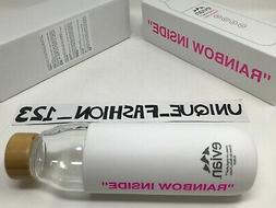 EVIAN SOMA X OFF WHITE VIRGIL ABLOH REFILLABLE GLASS WATER B