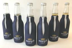 Corona Extra Crown 12 oz Bottle Koozie Cooler Coozie - Set o