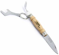 MAM FILMAM Pocket Knife Fork Bottle Top Remover 61mm Beechwo