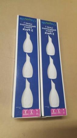 Refresh2go Filters 2x 3 Pack For Water Bottle Straw Filter 2