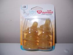 Nuk first essentials Latex bottle nipples 4+ months new