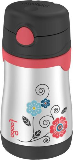 THERMOS FOOGO Vacuum Insulated Stainless Steel 10-Ounce Stra