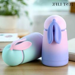 Free Gift Cute Rabbit Thermos Bottle Cup For Kids Girl Therm