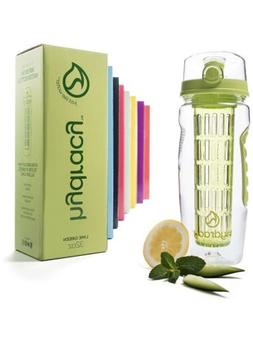 Hydracy Fruit Infuser Water Bottle - 32 Oz, Your Healthy Hyd