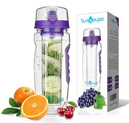 AquaFrut 32oz Fruit Infuser Water Bottle  with Bonus Brush! 