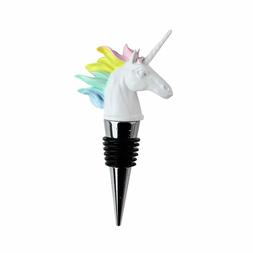 Fun NEW Rainbow Unicorn Bottle Stopper Cork for Wine Lovers 