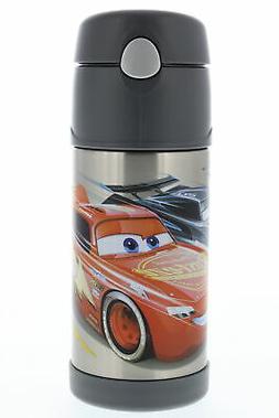 Thermos FUNtainer Vacuum Insulated Kids Straw Bottle, 12oz, 