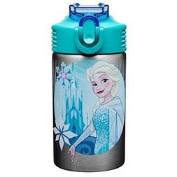 Zak Designs Frozen 15.5oz Stainless Steel Kids Water Bottle 