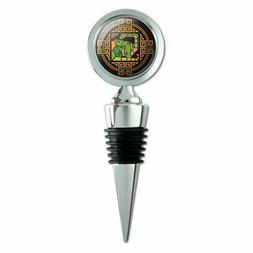 Geometric Apatosaurus Dinosaur Wine Bottle Stopper
