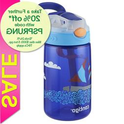 Contigo Gizmo Flip Autospout 420ml Kids Water Bottle Spill/L