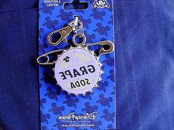 Disney * GRAPE SODA BOTTLE CAP - UP! * New on Card Pin Tradi