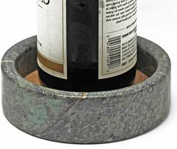 Green Wine Bottle Coaster / Holder &ndash; Made from Elegant Mar