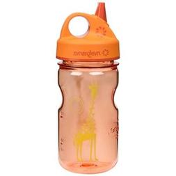 Nalgene Grip 'n Gulp Giraffe Bottle, Orange