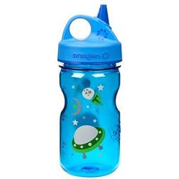 Nalgene Grip 'n Gulp Space Bottle, Blue