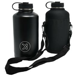 KOLLOX Growler Stainless Steel Vacuum Water Bottle with Carr