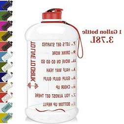 Gym Sports Water Bottle with Non-Silp Sleeve 