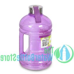 Half Gallon 64oz BpA Free Drinking Water Bottle 2 Liter Hand