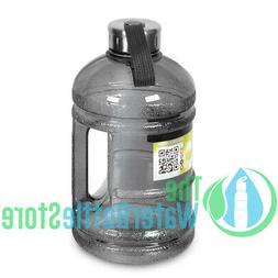 Half Gallon 64oz BpA Free Drinking Water Bottle 2 Liter Hand