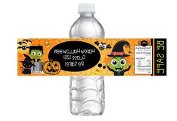 HALLOWEEN PARTY, BIRTHDAY OR  CLASS PARTY FAVORS WATER BOTTL