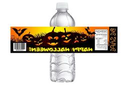 HALLOWEEN PARTY, BIRTHDAY OR  CLASS PARTY FAVORS WATER BOTTL