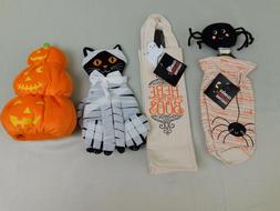 Halloween Wine Bottle Covers - Here for the Boos -Spider Mum
