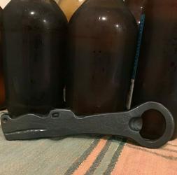 Hand Forged Bottle Opener NEW 3-dimensional Dinosaur Head -H