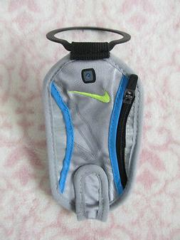 Nike Hand Held Water Bottle Wallet / Pouch Color Wolf Grey/B