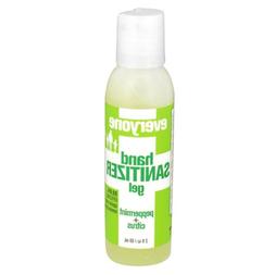 EO Products Hand Sanitizer Gel, Everyone, Peppermint, 2 Flui