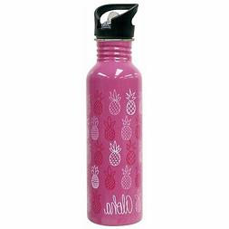 Islander Hawaiian Water Bottle Pineapple Sunday Pink
