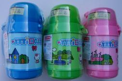 Sanrio Hello Kitty Thermos Water Bottle Canteen Blue Green 4