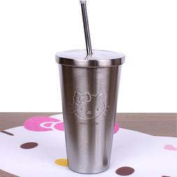 Hello Kitty Tumbler Thermos Water Bottle Stainless Steel Vac
