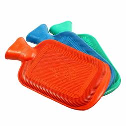 Hot Water Bottle Rubber Bag Warm Relaxing Heat Cold Therapy