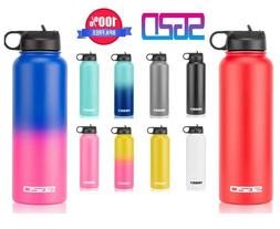 Hydro Stainless Steel Water Bottle Flask Insulated Straw Lid