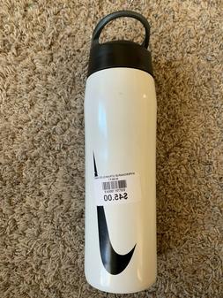 Nike Hypercharge Straw Elite White Water Bottle 24 Oz New