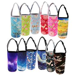 Insulated Neoprene Water bottle Holder Bag Case Pouch Cover 