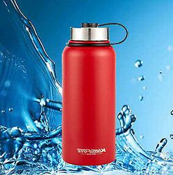 Insulated Water Bottle 18/8 Stainless Steel Wide Mouth Doubl