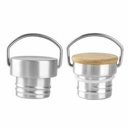 Insulated Water Bottle Cap Lid Stainless Steel Unibody Bambo