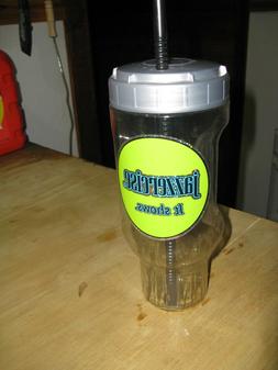 JAZZERCISE Water Bottle 22oz with gripper handle and straw N