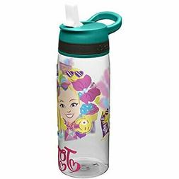 Zak Designs Jojo Siwa Kids Water Bottle Tritan Straw Bottle,